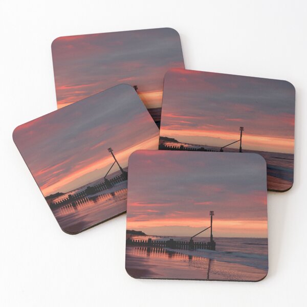 Item preview, Bacton beach colourful sunset designed and sold by asbennettadam.