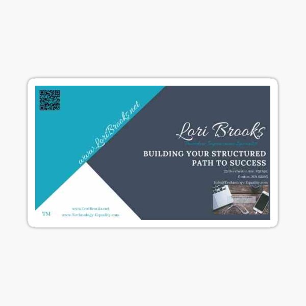 Lori Brooks Logo Sticker