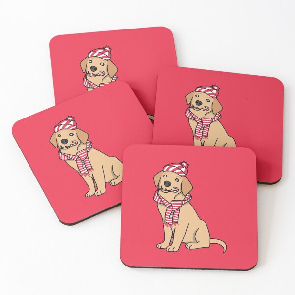 Item preview, Peppermint Bark Pun Christmas Holiday Yellow Lab Dog designed and sold by lildoodleshop.