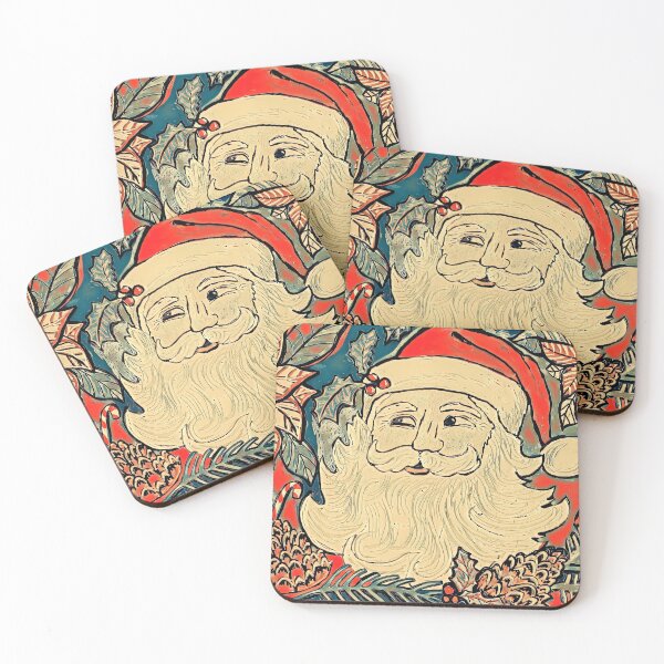 Item preview, Santa and Holiday Foliage designed and sold by Barbara Gilhooly.