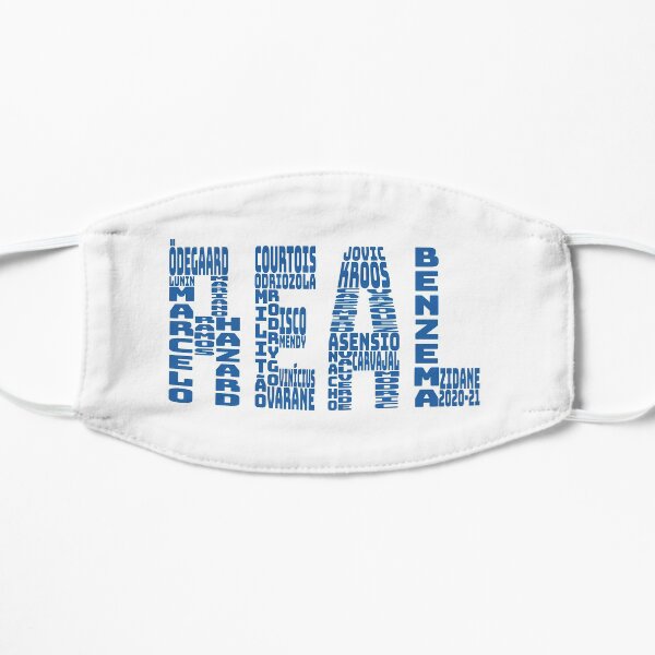 Real Madrid 2020-2021 Mascarilla plana