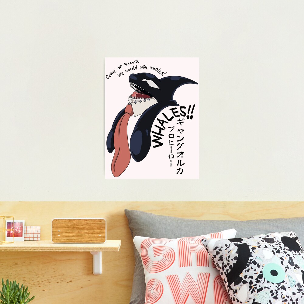 Gang Orca's Whales (Black) | Photographic Print