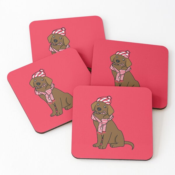 Item preview, Peppermint Bark Pun Christmas Holiday Chocolate Lab Dog designed and sold by lildoodleshop.