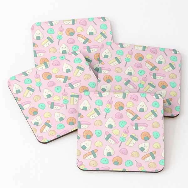 Item preview, Happy Japanese Snacks - Cherry Blossom Pink designed and sold by by-lauren.