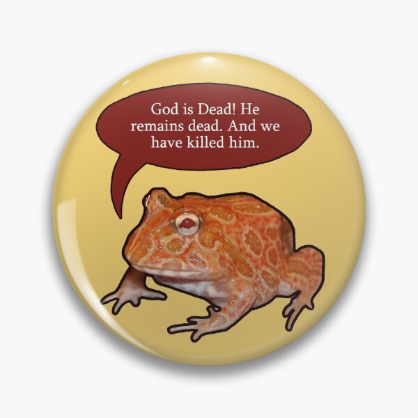 Item preview, Strawberry Pacman Frog | God is Dead | Funny Stickers designed and sold by Turne875.