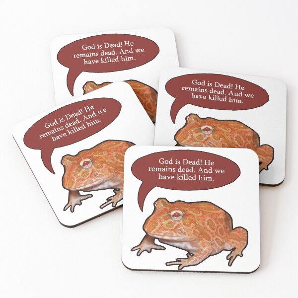 Item preview, Strawberry Pacman Frog | God is Dead | Funny Stickers designed and sold by Turne875.