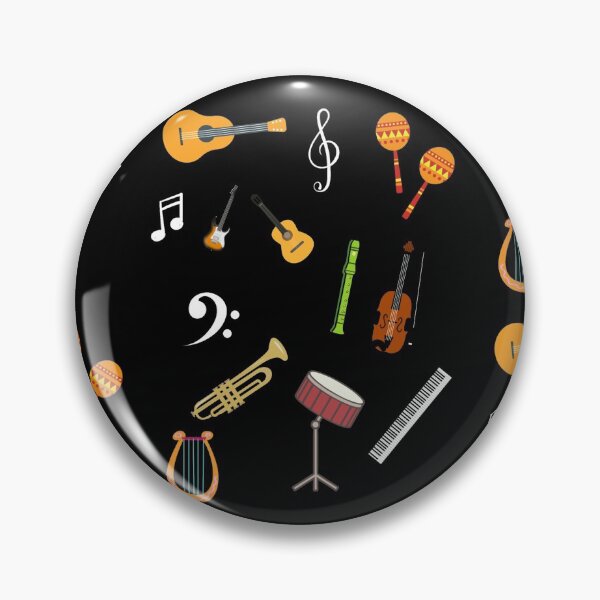 Item preview, Music instruments pattern  designed and sold by Stylekingdom.