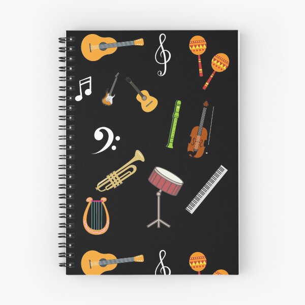 Item preview, Music instruments pattern designed and sold by Stylekingdom.