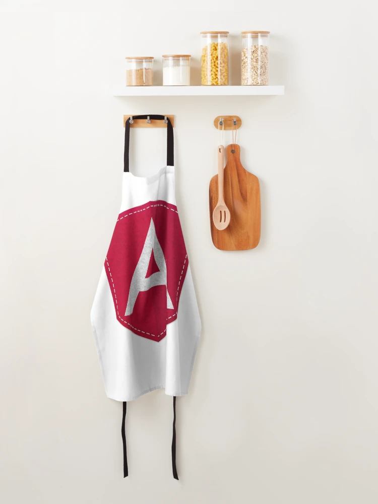 Thumbnail 4 of 6, Apron, Angular Logo JS JavaScript Developer designed and sold by vladocar.