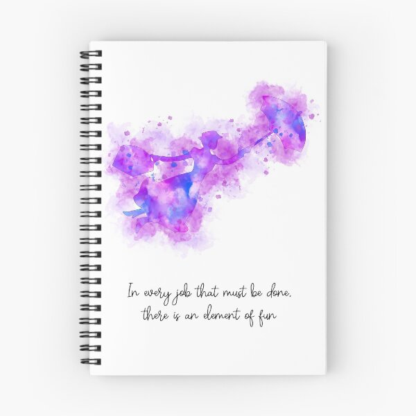 Item preview, Mary Poppins Watercolour Quote designed and sold by PurpleWaveUK.