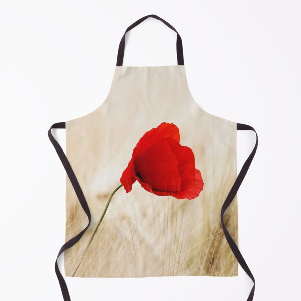 Item preview, Red Wildflower in field designed and sold by Artcraft-Ink.