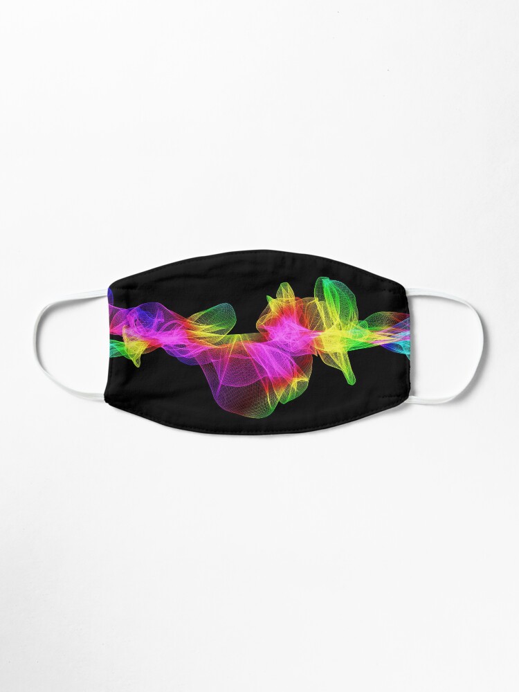 Alternate view of Twisted Colorful Fractal Mask Abstraction Mask