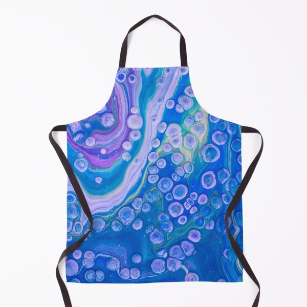 Item preview, Blue Abstract Fluid Acrylic Paint designed and sold by Curio Meridian.