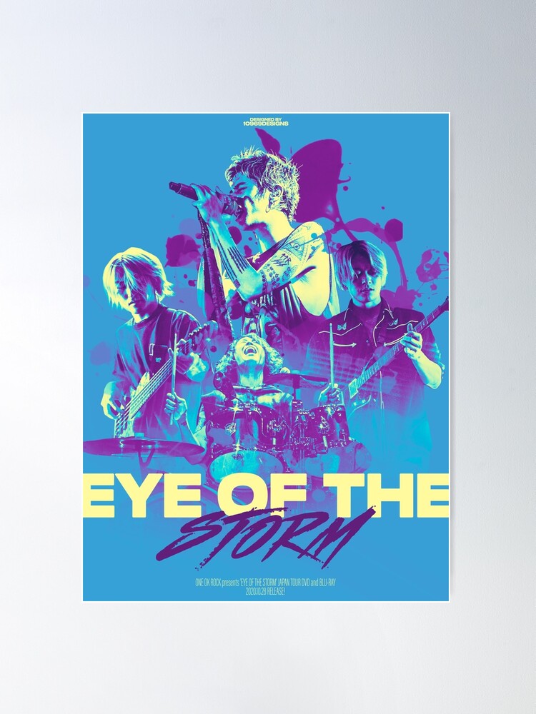 Eye of the Storm (ONE OK ROCK) POSTER Blue ver.