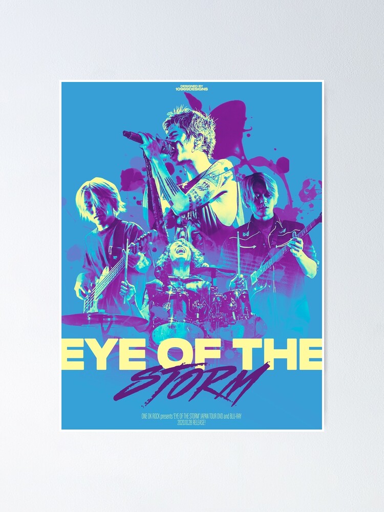 Eye of the Storm (ONE OK ROCK) POSTER Blue ver.