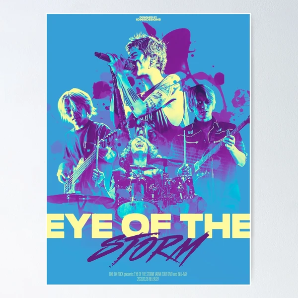 Eye of the Storm (ONE OK ROCK) POSTER Blue ver. Poster