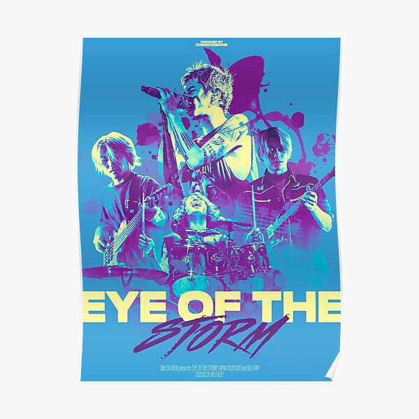Eye of the Storm (ONE OK ROCK) POSTER Blue ver. Poster