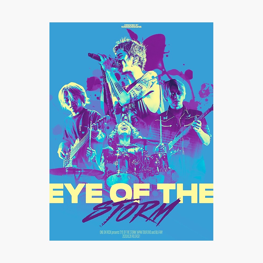 Eye of the Storm (ONE OK ROCK) POSTER Blue ver.