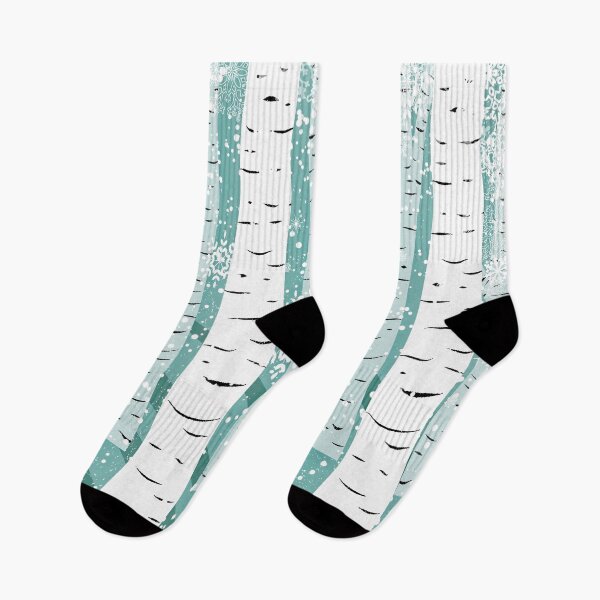 Item preview, Frosted birch forest designed and sold by LaPetiteBelette.