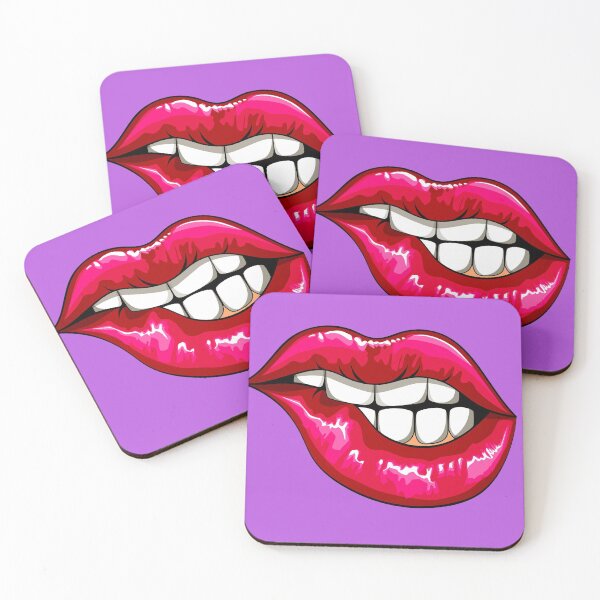 Item preview, shiny pink teaser lips designed and sold by GulQari.