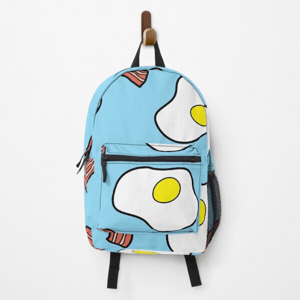 Item preview, Bacon and eggs pattern in blue designed and sold by Cathal O'Toole.