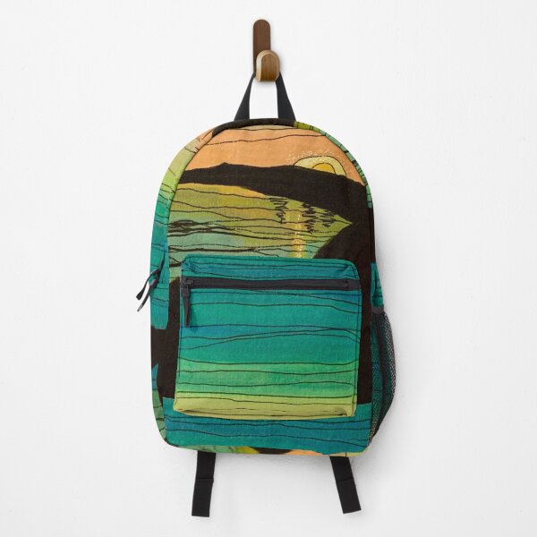 Item preview, Sunset Over Water Handmade Art Textile Print designed and sold by Amelia Dean.