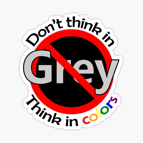 Think in Colors - LGBT Sticker
