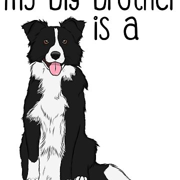 Artwork thumbnail, My Big Brother - Border Collie by rmcbuckeye