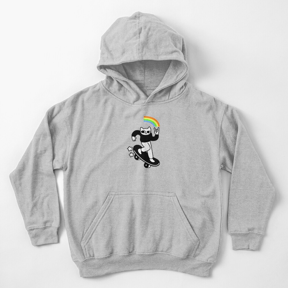 Coolest Cat Kids Pullover Hoodie
