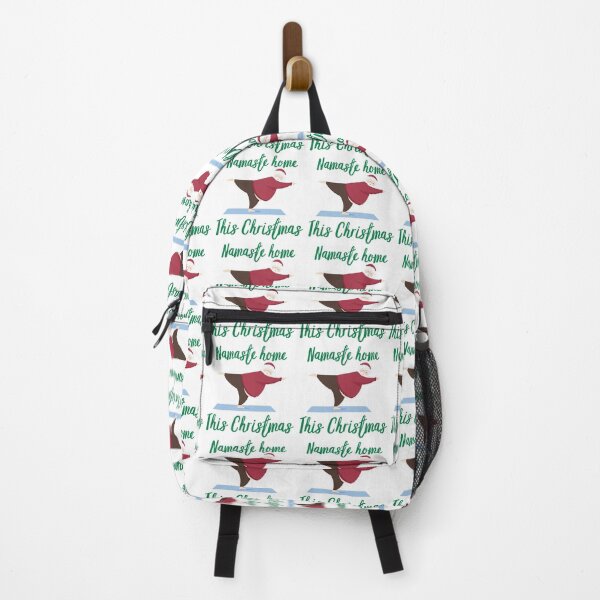 Item preview, Namaste Home This Christmas Santa Yoga Quarantine Lockdown Red Green designed and sold by Sunny Collections.