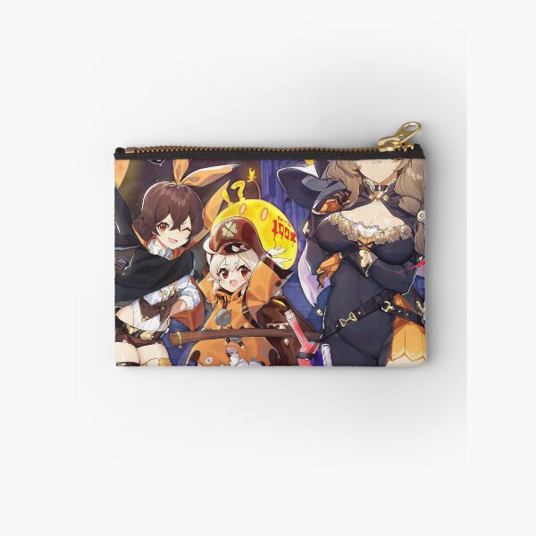 Item preview, Genshin Impact - Amber, Lisa and Klee Trick or Treat Halloween Costume Official Artwork designed and sold by Krimsy.
