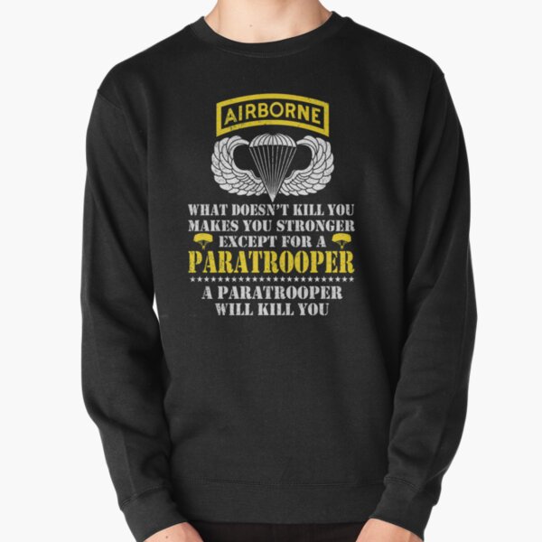 US Army Airborne Paratrooper Veteran Pullover Sweatshirt