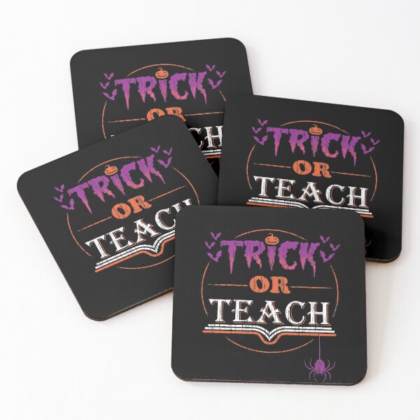 Item preview, Trick or Teach - Funny Vintage distressed Halloween Costume for Teachers designed and sold by JinxWhaleDesign.