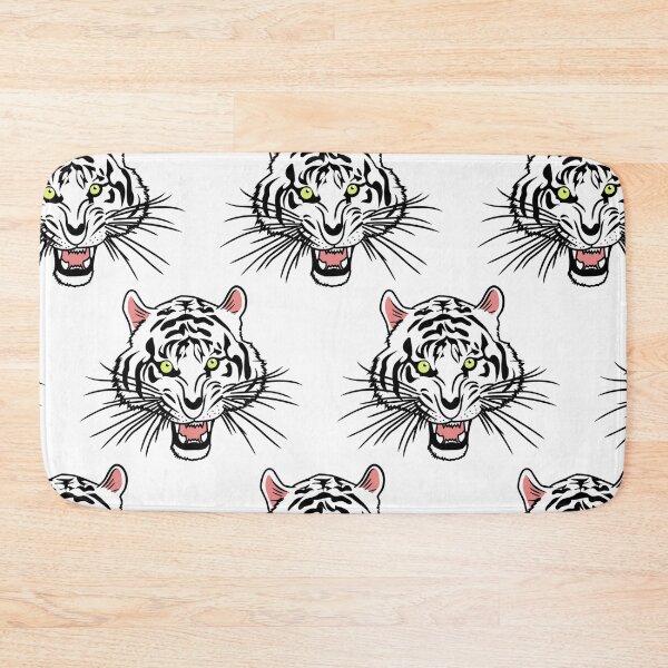 Item preview, White Tiger Pattern designed and sold by joabaj.