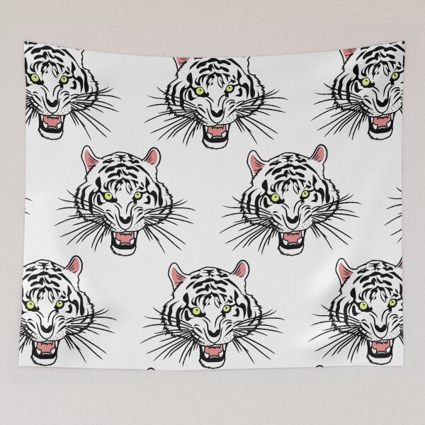 Item preview, White Tiger Pattern designed and sold by joabaj.