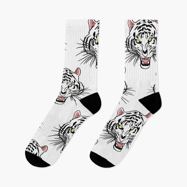 Item preview, White Tiger Pattern designed and sold by joabaj.