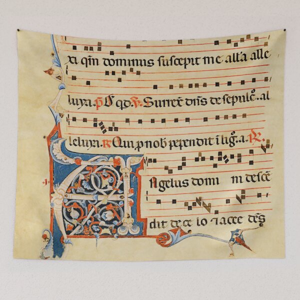 Item preview, Antiphonary - Medieval Musical Manuscript designed and sold by brushandframes.