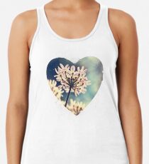 Königin Annes Lace Blumen Racerback Tank Top