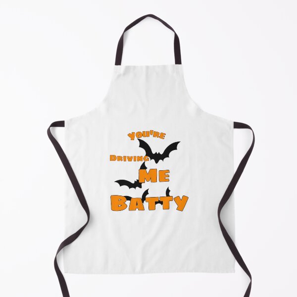 Item preview, white YOU'RE DRIVING ME BATTY Graphic Design designed and sold by JustBeingAlicia.