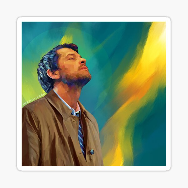 Castiel, Angel of the Lord Sticker