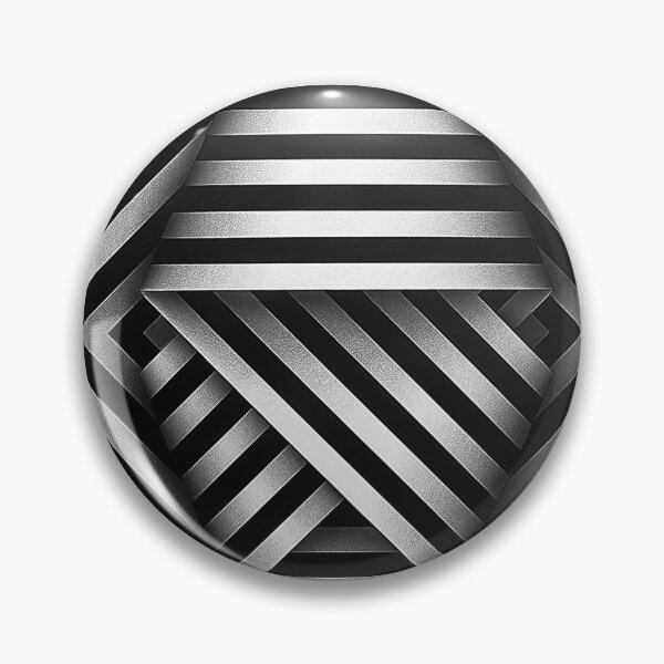 Item preview, folded black and white shapes geometric painting Omar rayo op art lines stripes designed and sold by mariaa999.