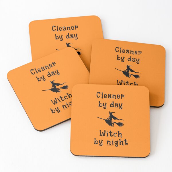 Item preview, Cleaner by Day Witch by Night, Halloween Cleaning Fun designed and sold by SavvyCleaner.