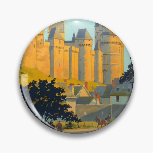 Item preview, La Bretagne retro poster designed and sold by CorasPosters.