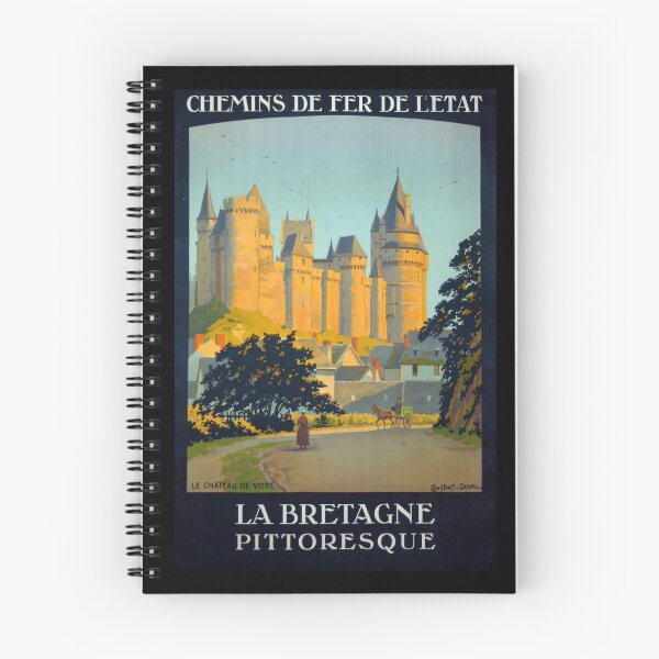 Item preview, La Bretagne retro poster designed and sold by CorasPosters.