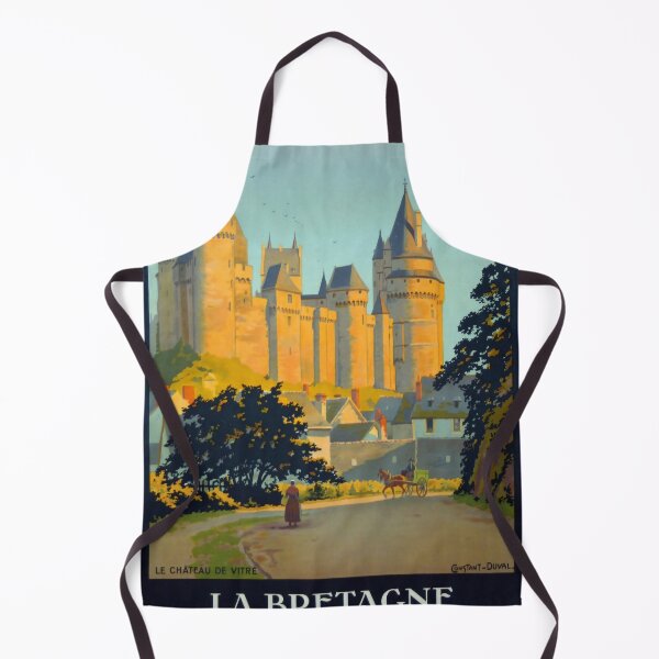 Item preview, La Bretagne retro poster designed and sold by CorasPosters.