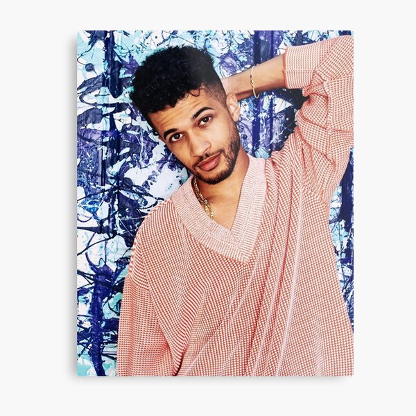 Jordan Fisher Pink+Blue Metal Print