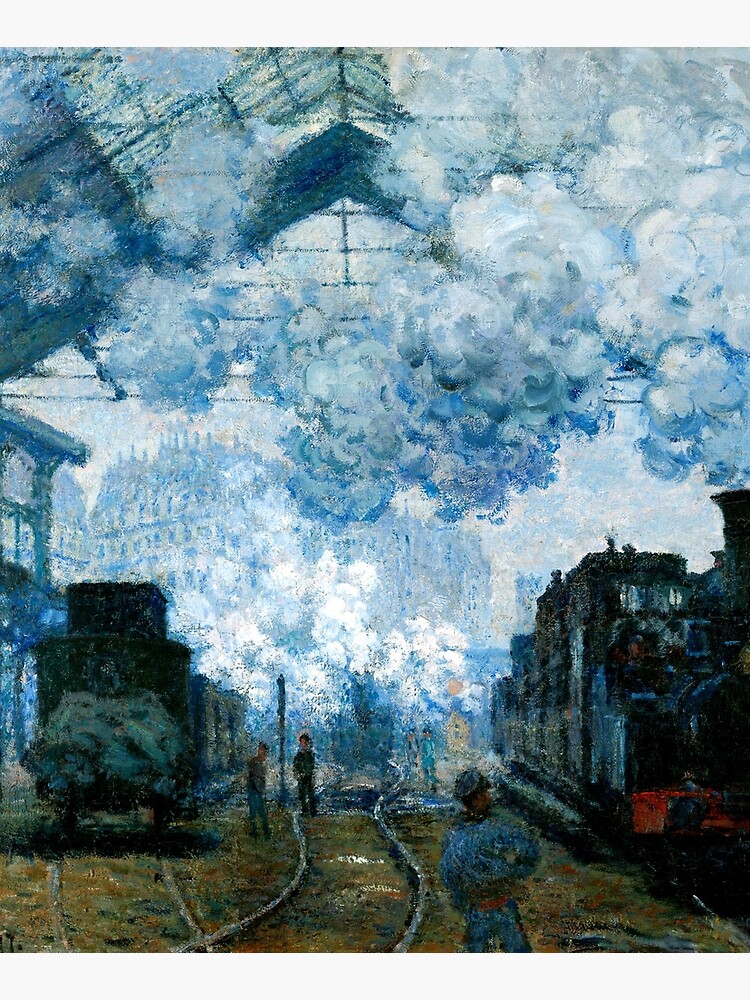 Pôster CLAUDE MONET - A rua de gare. Lazare 1877