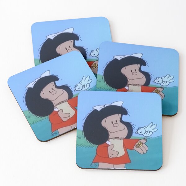 Item preview, Mafalda alimentando a un pájaro designed and sold by Elena's Shop.