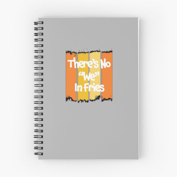 Item preview, There's No We In Fries - Funny Quote Gift For The Frie Lover - Retro Color Design & White Lettering designed and sold by Richard529.