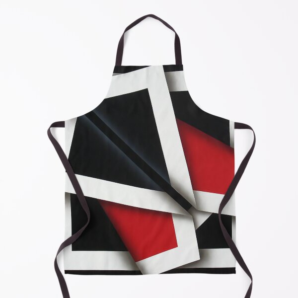 Item preview, folded black and white red shapes geometric painting Omar rayo op art lines stripes designed and sold by mariaa999.